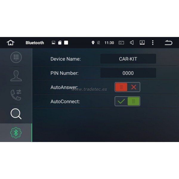 Android táctil para Volkswagen Tiguan