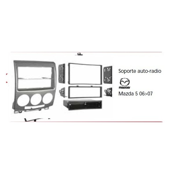 Soporte auto radio Mazda 5, 06-07 Ref: TR564