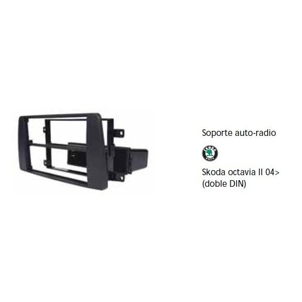 Soporte auto radio Skoda Octavia II 2004- Ref: TR651