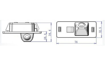Cámara específica Audi A4 B8, A5, TT, Q5 8Y Ref: TR828