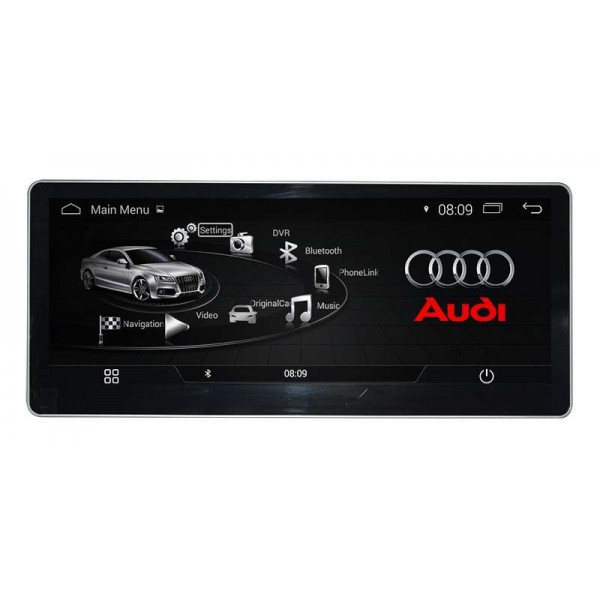 monitor 10,25" GPS HD Audi A4 B9 ANDROID TR2843 gps Audi A4 B9 A5 Tradetec  tradetecglobal