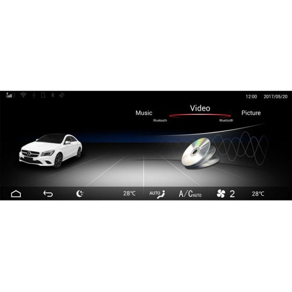 Monitor 9" GPS 4G LTE MERCEDES ML / GL / GLS ANDROID TR3109