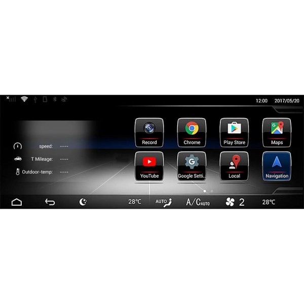 Monitor 9" GPS 4G LTE MERCEDES ML / GL / GLS ANDROID TR3109