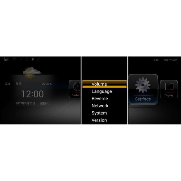 Monitor 9" GPS 4G LTE MERCEDES ML / GL / GLS ANDROID TR3109