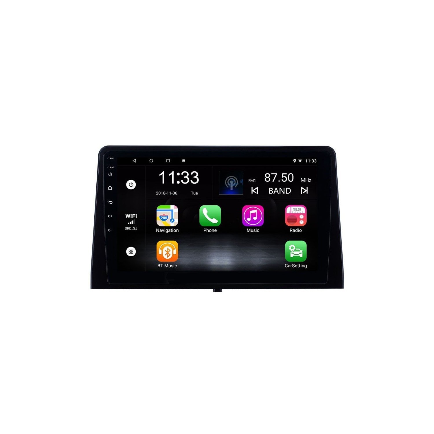 Radio navegador GPS Peugeot Rifter Android 10 TR3660