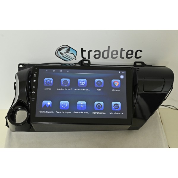 Radio navegador GPS Toyota Hilux pantalla 10,2 Android TR3306