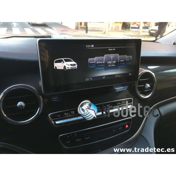 Monitor 10,25 GPS 4G LTE MERCEDES CLASE V ANDROID TR3140 Carplay AndroidAuto