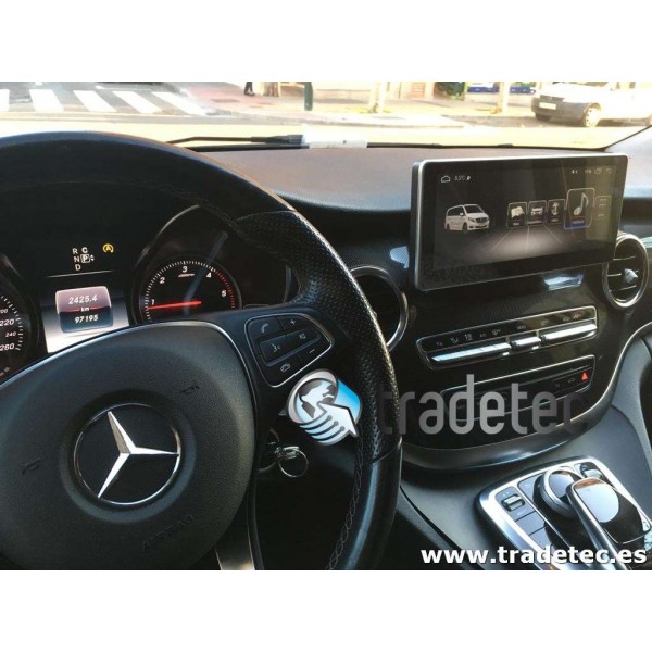 Monitor 10,25 GPS 4G LTE MERCEDES CLASE V ANDROID TR3140 Carplay AndroidAuto