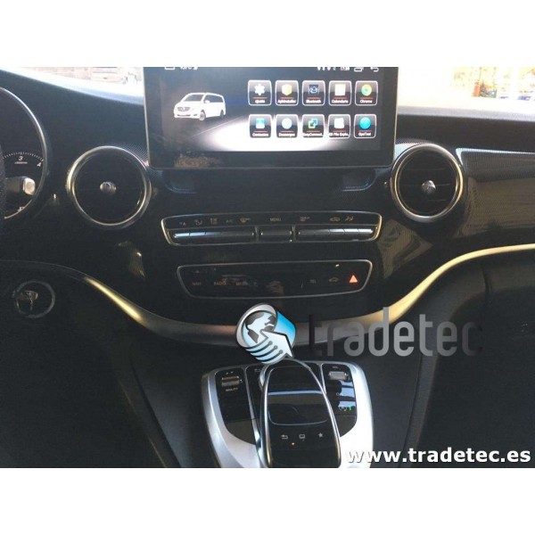 Monitor 10,25 GPS 4G LTE MERCEDES CLASE V ANDROID TR3140 Carplay AndroidAuto
