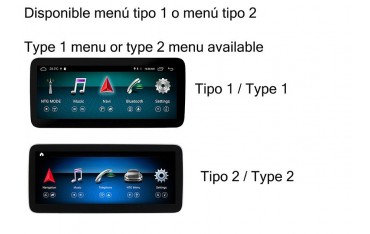 Monitor 10,25 GPS 4G LTE MERCEDES CLASE V ANDROID TR3140 Carplay AndroidAuto