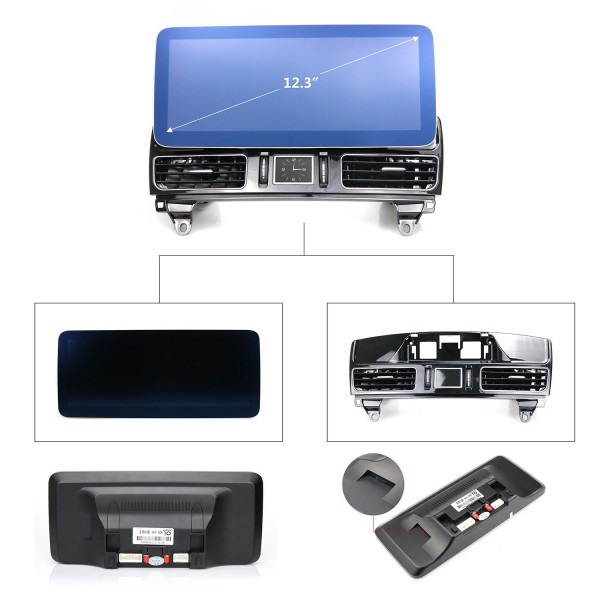 Pantalla 12,3 pulgadas MERCEDES ML W166 GPS Android 4G TR3672