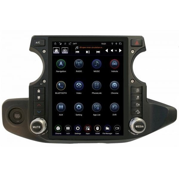 Radio navegador GPS tipo TESLA Jeep Wrangler ANDROID TR3673