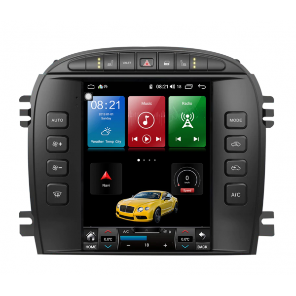Radio navegador GPS tipo TESLA Jaguar XJ / S-Type ANDROID TR3676