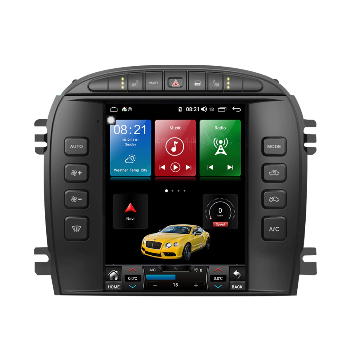 Radio GPS head unit Tesla style Jaguar XJ / S-Type ANDROID TR3676