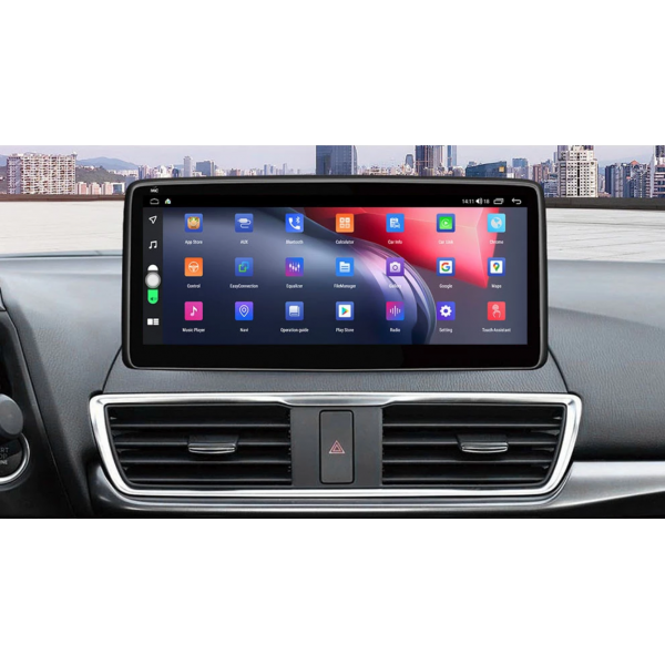 GPS monitor Mazda 3 2014-2019 12,3 inch head unit CarPlay & Android Auto TR3686