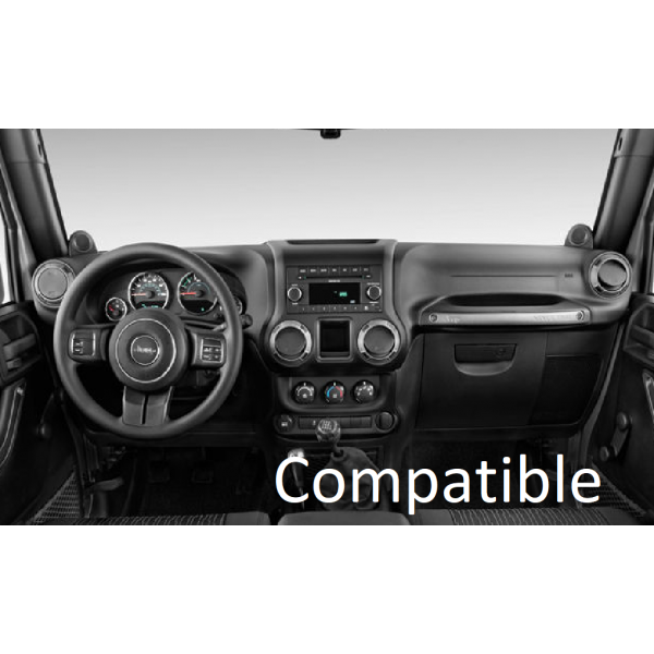 Navegador GPS Jeep Wrangler 2011-2017 4G pantalla 12,3 CarPlay & Android Auto TR3687