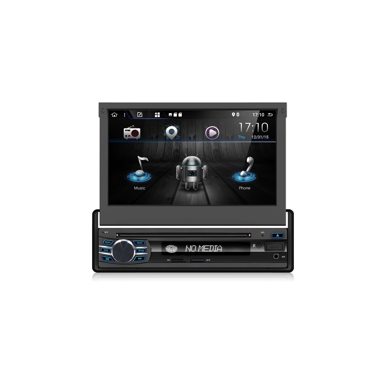 Radio DVD Android 1 DIN táctil 