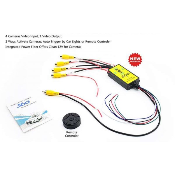 module control 4 cameras parrking system TR3143