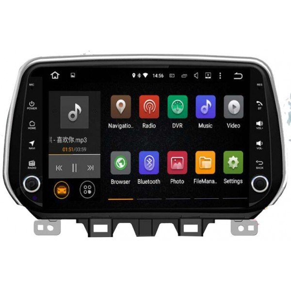 Radio DVD GPS Hyundai Tucson 2018 2019 TR3150 la mejor pantalla Android gps para Hyundai Tucson 2018 2019