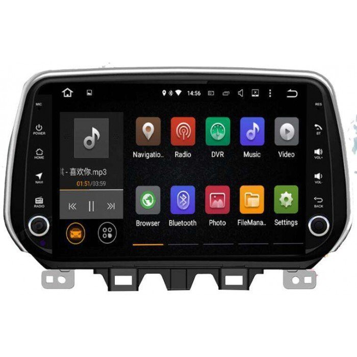 Radio DVD GPS Hyundai Tucson 2018 2019 TR3150 la mejor pantalla Android gps para Hyundai Tucson 2018 2019 tradetec