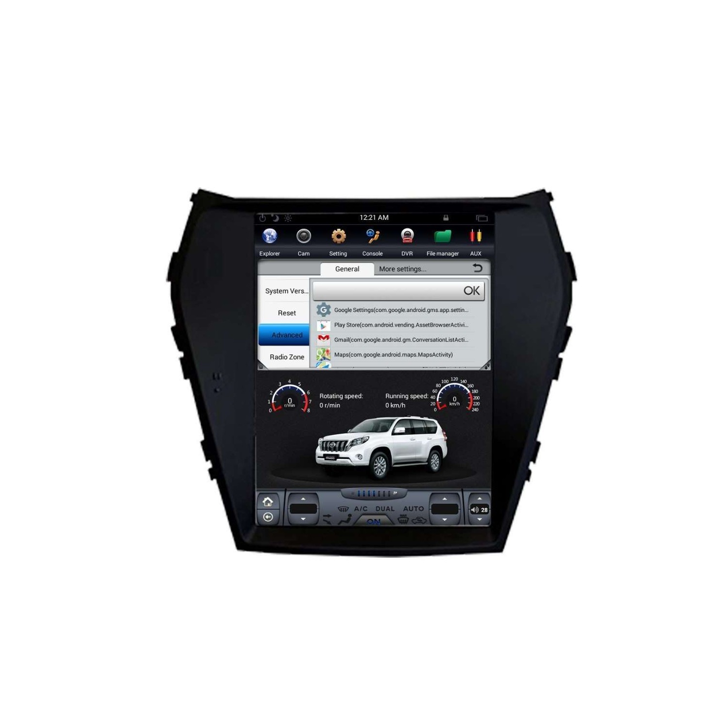hyundai santa fe ix45 gps tesla android