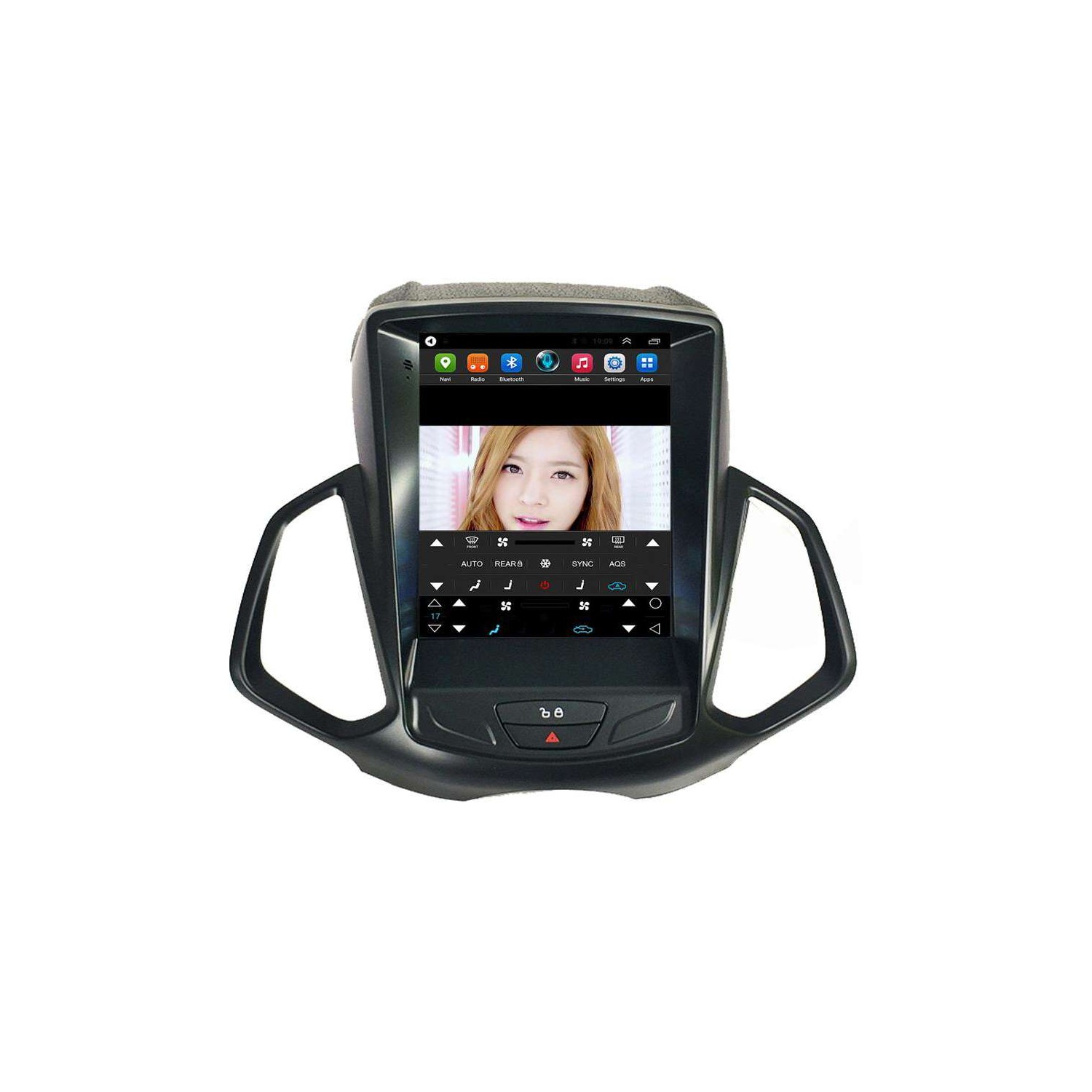 ford ecosport gps tesla style android