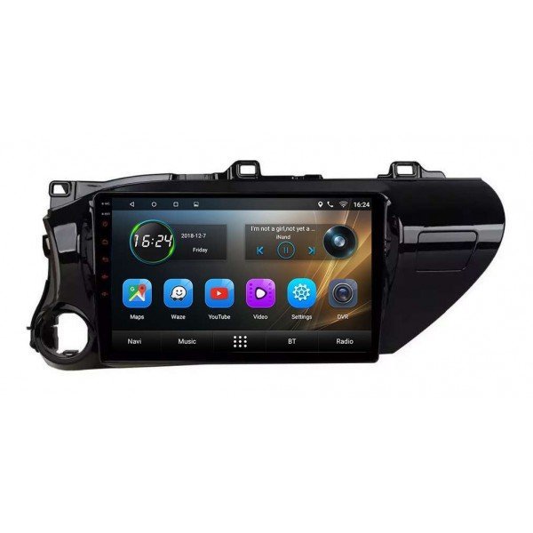 Radio GPS head unit Toyota Hilux screen 10,2 Android