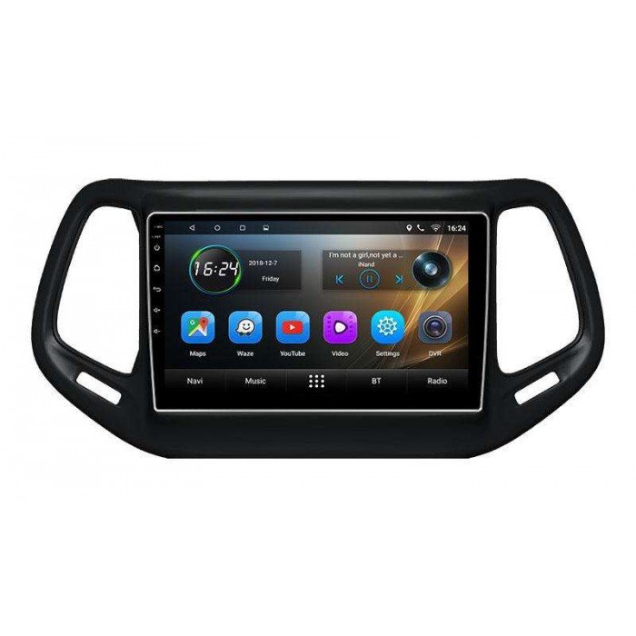Radio navegador GPS pantalla 9 ANDROID Jeep Compass | Tradetec ...
