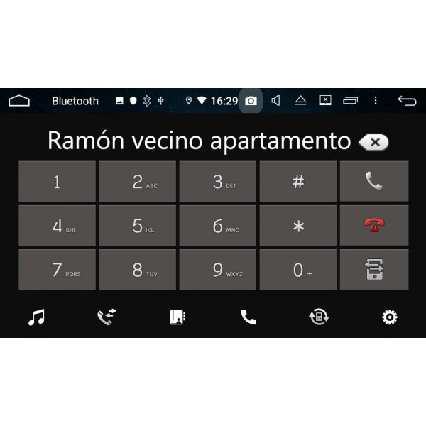 Radio GPS head unit Suzuki Jimny screen 9 Android