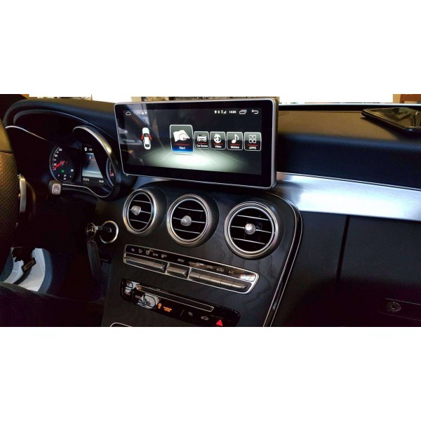 Monitor head unit 10,25 GPS 4G MERCEDES C class W205 GLC ANDROID Carplay androidauto android auto TR2928