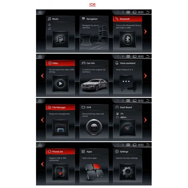 BMW serie 1 e87 e82 e81 gps android 10,25