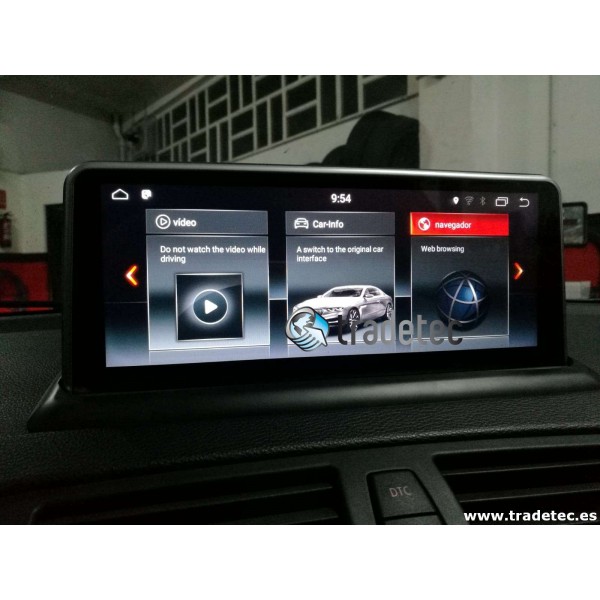 BMW serie 1 e87 e82 e81 gps android 10,25