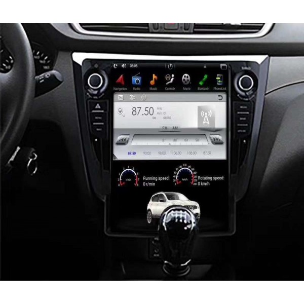 Radio GPS ANDROID TESLA STYLE Nissan Qashqai 