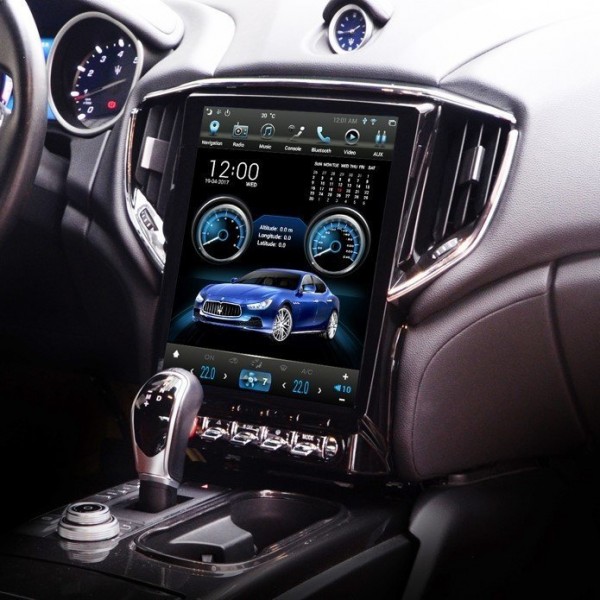 Radio GPS Tesla style head unit Maserati Ghibli ANDROID TR3691