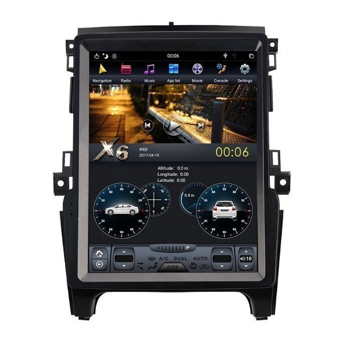Radio navegador GPS tipo TESLA Ford Ranger ANDROID TR3700