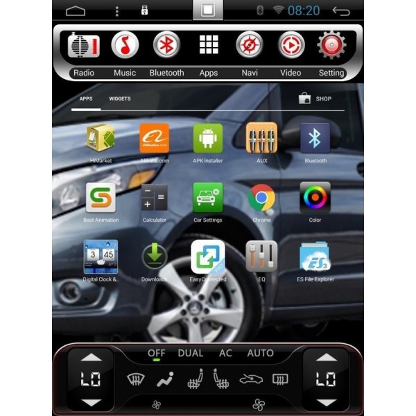 Radio navegador GPS tipo TESLA Range Rover Sport ANDROID TR3703