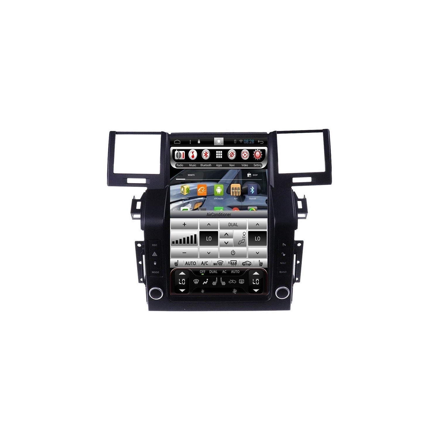 Radio navegador GPS tipo TESLA Range Rover Sport ANDROID TR3703