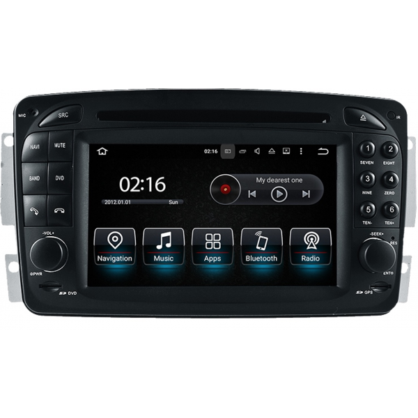 Radio GPS head unit Mercedes Benz 1998-2005 Android 10 TR3704