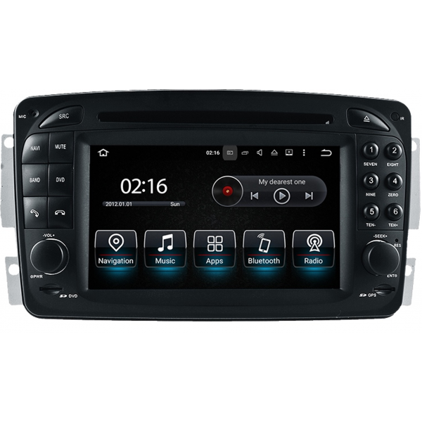 Radio navegador GPS Mercedes Benz 1998-2005 Android 10 TR3704