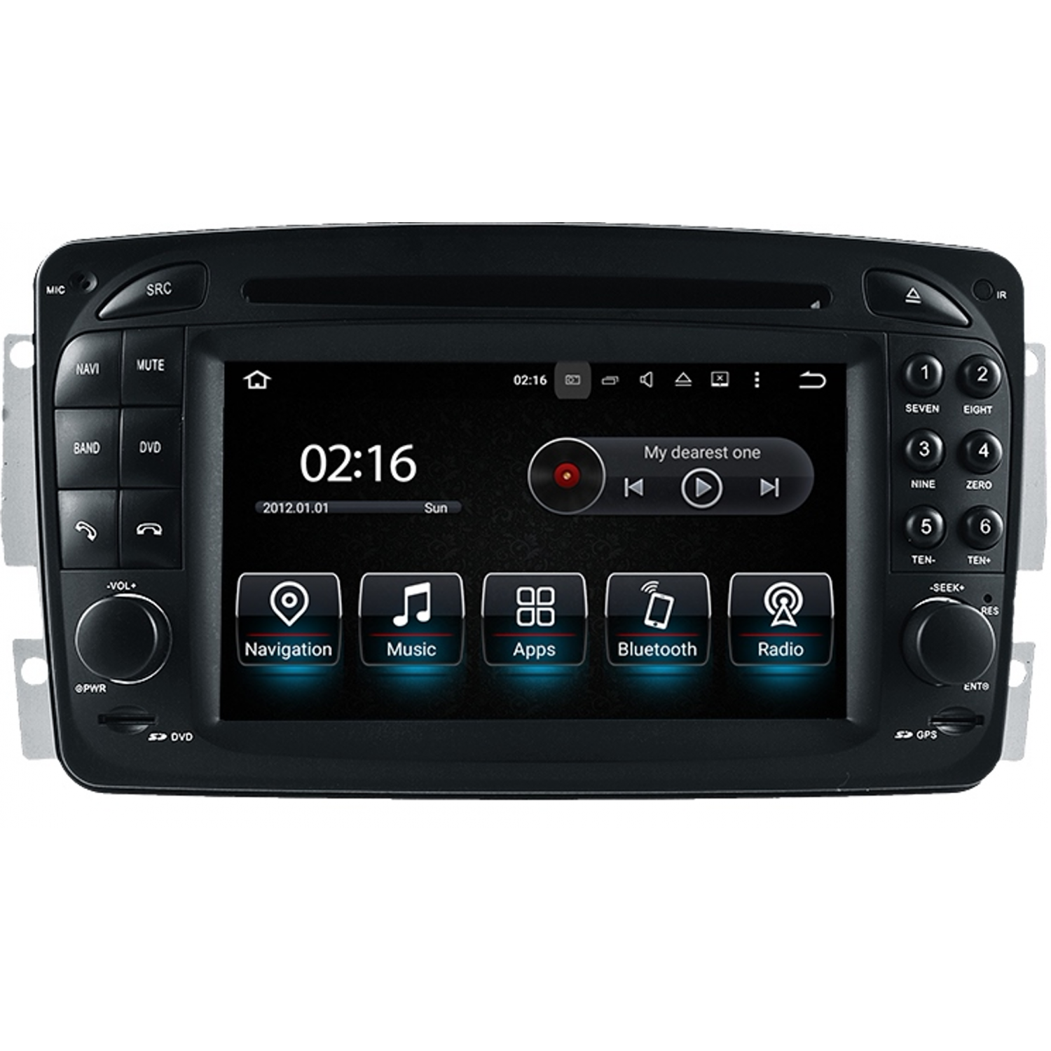 Radio GPS head unit Mercedes Benz 1998-2005 Android 10 TR3704