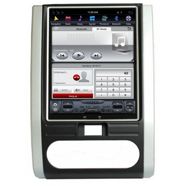 Radio navegador GPS tipo TESLA Nissan Xtrail / Qashqai ANDROID TR2509