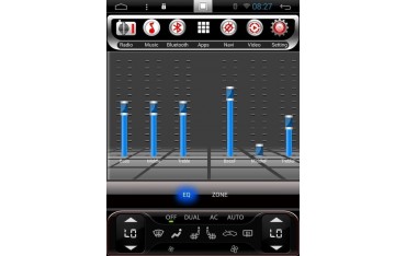 Radio GPS head unit Tesla style Chevrolet TrailBlazer & Isuzu Dmax ANDROID TR3707