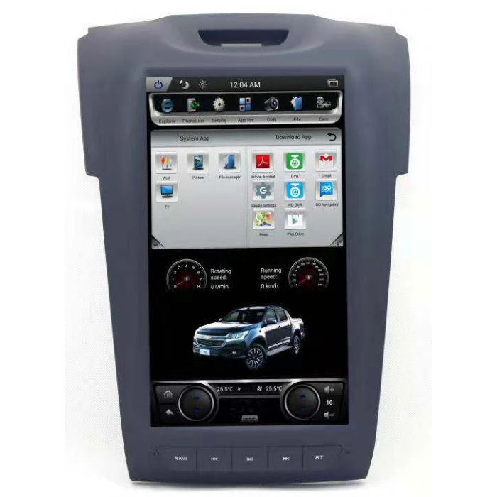 Radio GPS head unit Tesla style Chevrolet TrailBlazer & Isuzu Dmax ANDROID TR3707