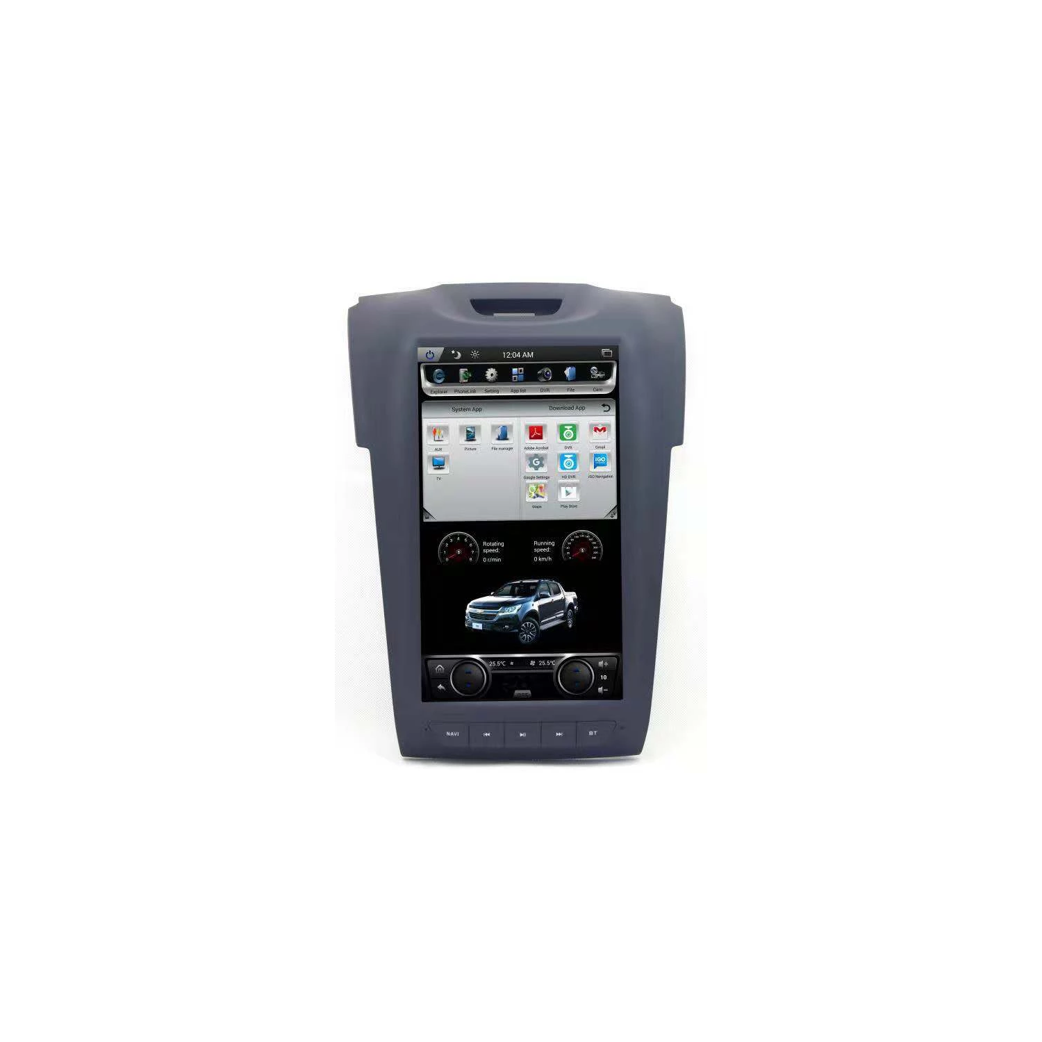 Radio navegador GPS TESLA Chevrolet TrailBlazer & Isuzu Dmax ANDROID TR3707