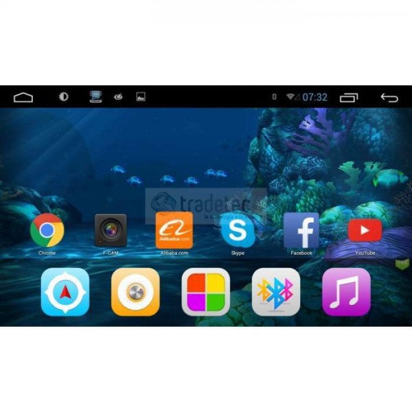 Radio head unit SSANGYONG TIVOLI 9 inch GPS ANDROID TR3712