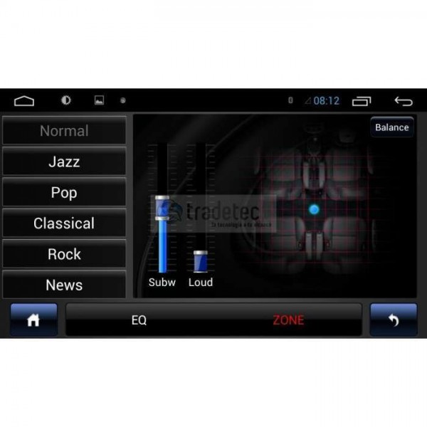 Radio navegador SSANGYONG TIVOLI 9 pulgadas GPS ANDROID TR3712
