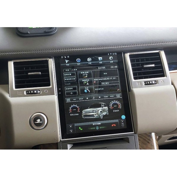 Radio navegador GPS tipo TESLA Range Rover ANDROID TR3243