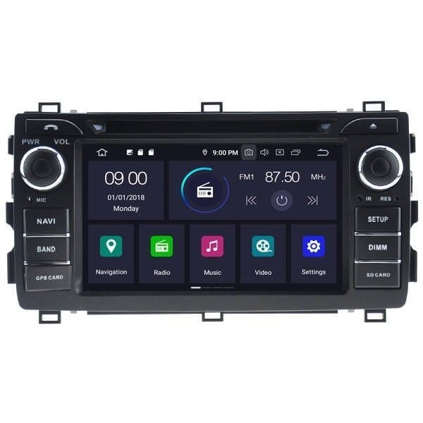 Radio navegador GPS Toyota Auris E180 Android 10 TR3717