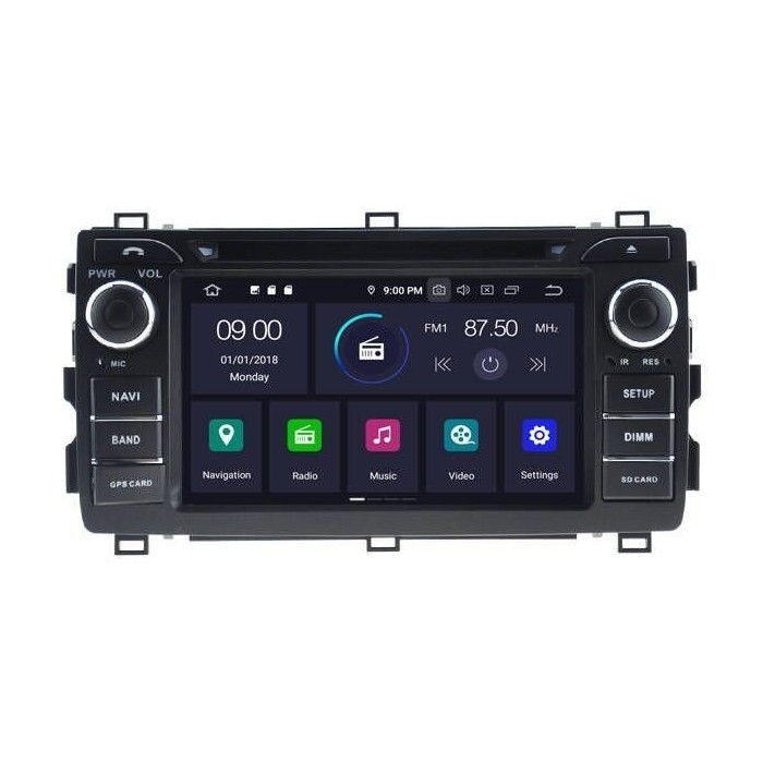 Radio navegador GPS Toyota Auris E180 Android 10 TR3717