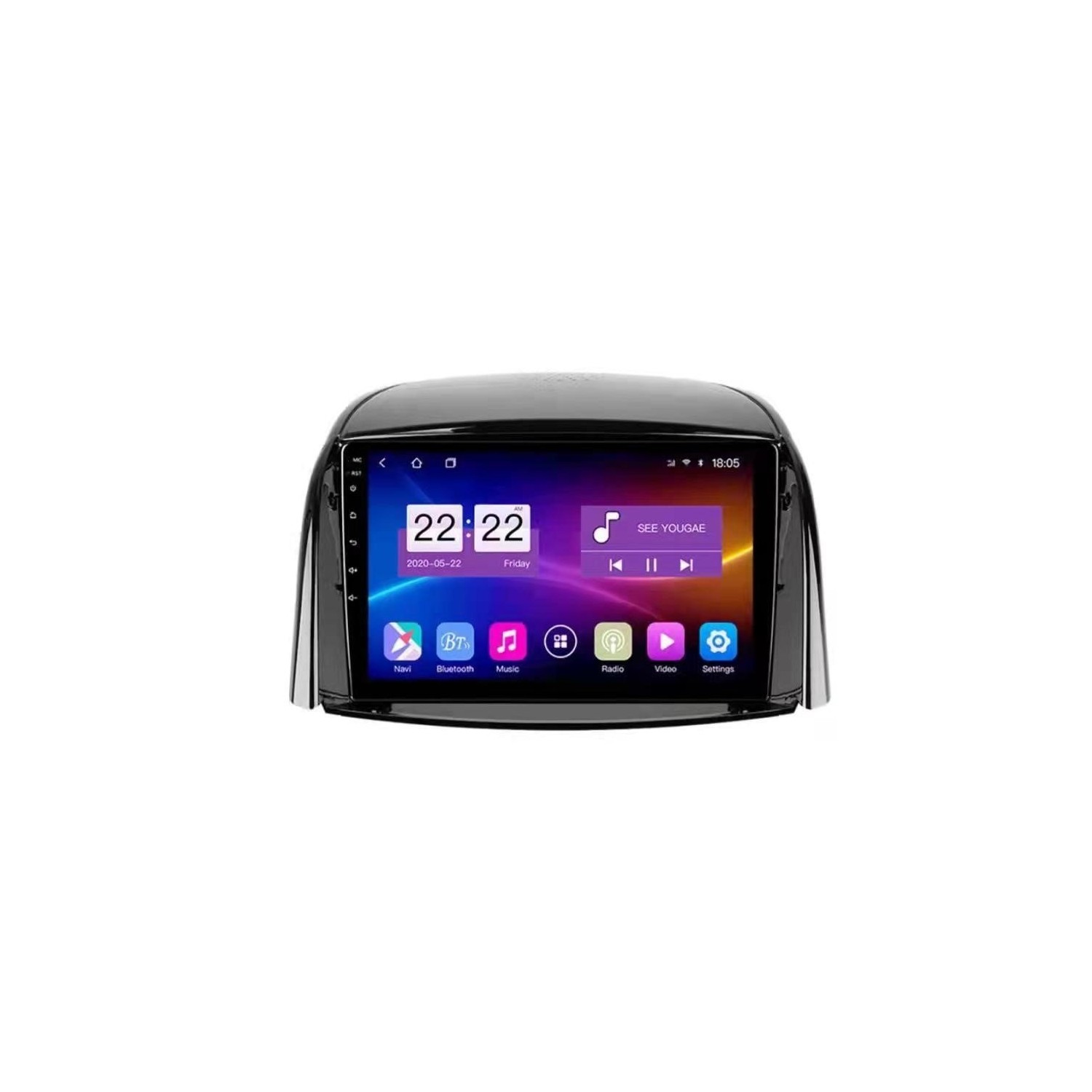 Radio navegador GPS Renault Clio Android TR3718